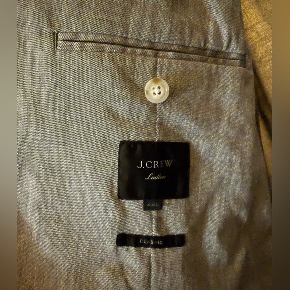J. Crew Ludlow Classic-fit Jacket Grey 44L - Picture 3 of 6